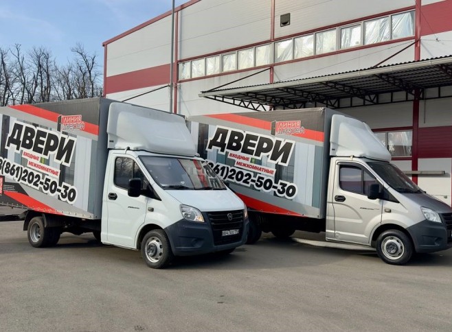 Линия Дверей магазин-склад в Краснодаре и Санкт-Петербурге